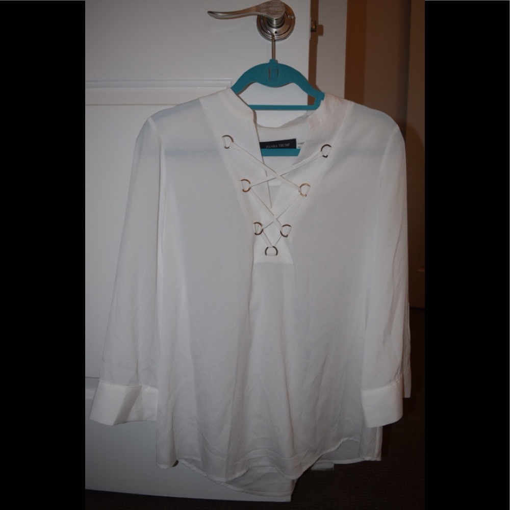 Ivanka Trump white blouse NWOT (sold)